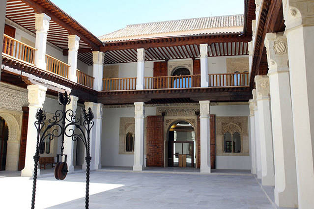 El Patio del Palacio de Fuensalida se puede visitar