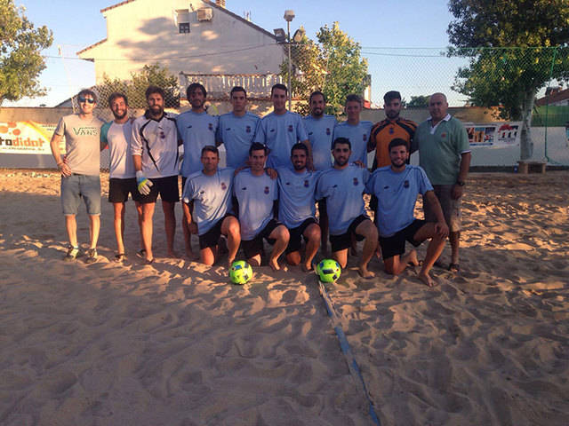 Dos talaveranos en el nacional de Fútbol playa