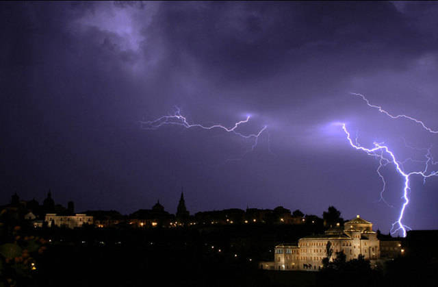 Una veintena de avisos al 112 por la tormenta