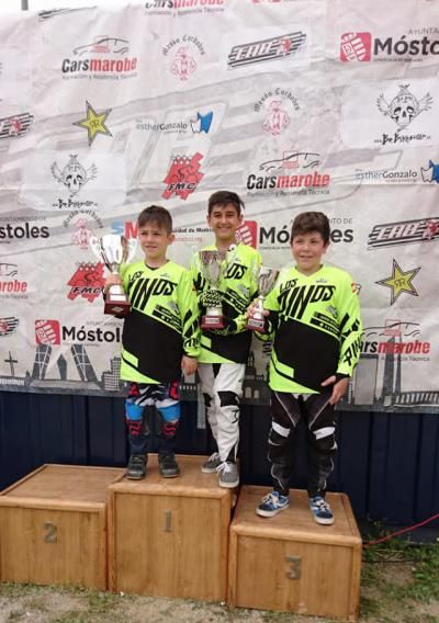 Ángel Heras, Daniel Bonilla consiguen el oro y Manuel Fernández el bronce en la segunda copa de Madrid de BMX