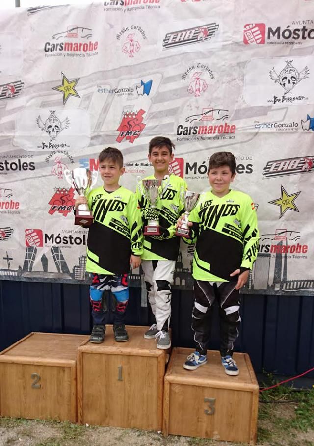 Ángel Heras, Daniel Bonilla consiguen el oro y Manuel Fernández el bronce en la segunda copa de Madrid de BMX