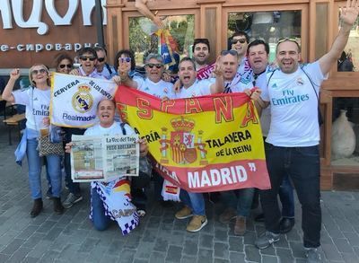 Aficionados de Talavera y comarca vivieron en directo la decimotercera Copa de Europa del Real Madrid