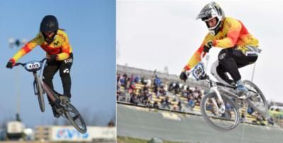 Los talaveranos Verónica García y Alejandro Alcojor disputan la Copa de Europa de BMX