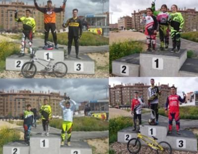 Buena actuación de los pilotos del club Los Pinos de BMX en Madrid