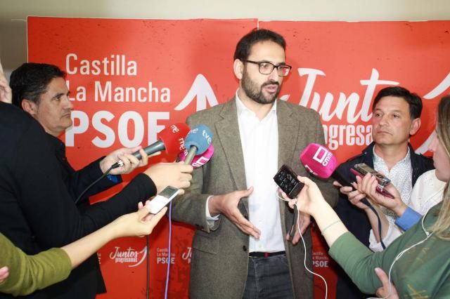 El secretario de Organización del PSOE de Castilla-La Mancha, Sergio Gutiérrez