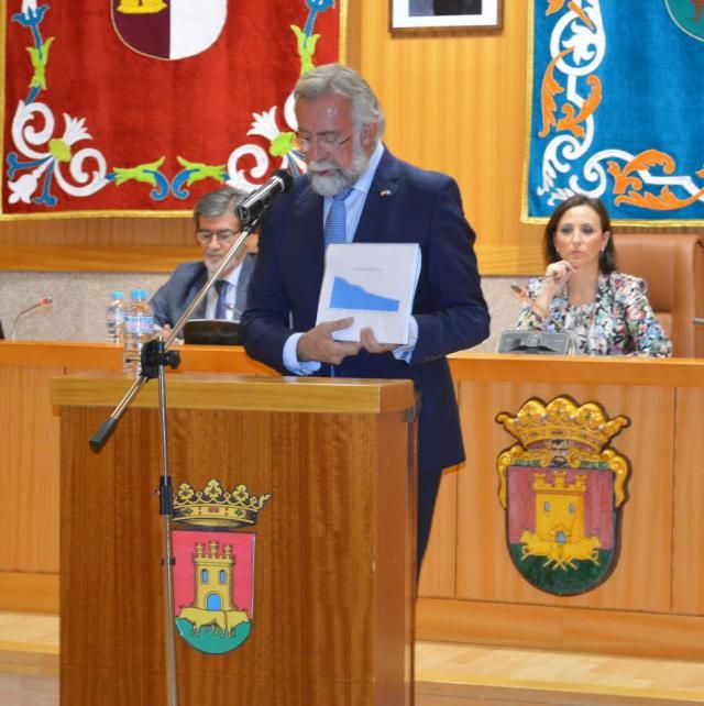 El alcalde Jaime Ramos durante su intervención en el Debate