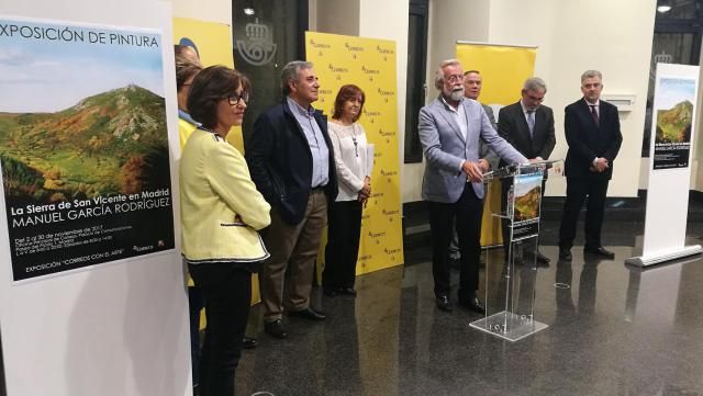 Inaugurada la exposición de pintura “La Sierra de San Vicente" en Madrid