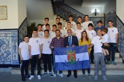 Reconocimiento a los éxitos de la Academia del Soliss FS Talavera y al CF Talavera Juvenil