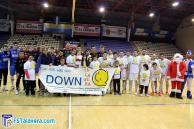 Down Talavera fue el invitado por el Soliss FS Talavera en la iniciativa del ‘Jugador Número Seis’