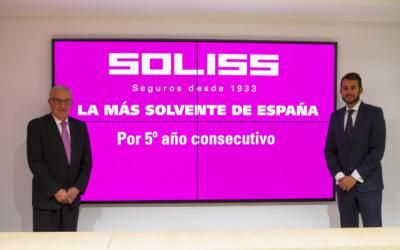 Soliss, la aseguradora más solvente de España por quinto año consecutivo