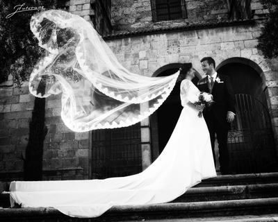 Nazaret Martín y Jorge Salas celebran su boda en el Parador de Oropesa