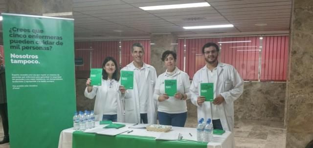 Recogida de firmas en el Hospital deTalavera 