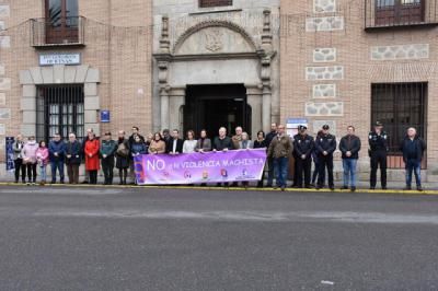 Minuto de silencio en Talavera por las 5 mujeres víctimas mortales de violencia de género en diciembre