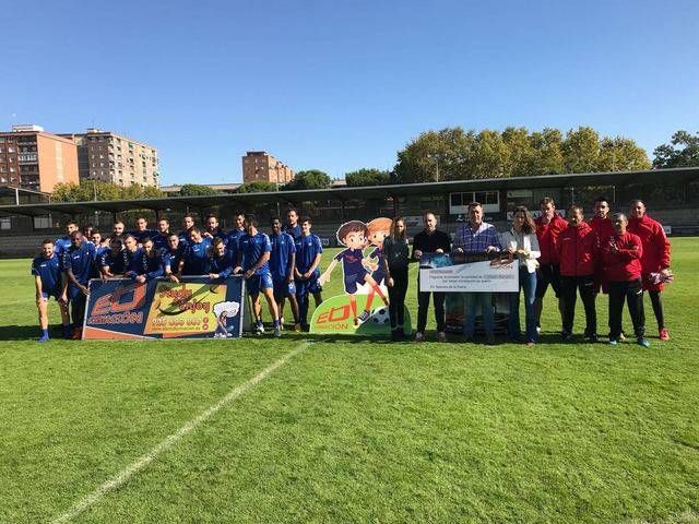 Ebora Formación y CF Talavera presentan la iniciativa ‘Sueña  Tu Gol’