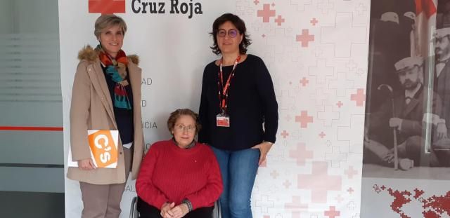 Cs Talavera apoya y plantea programas con Cruz Roja para la lucha contra la “pobreza estructural”