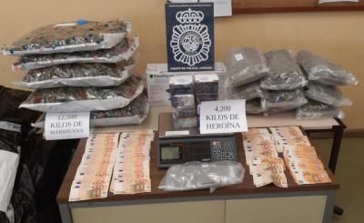 Desarticulada una banda criminal que vendía heroína y cultivaba marihuana en en la provincia de Toledo