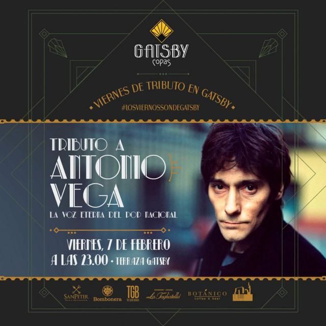 Tributo a Antonio Vega este viernes en Terraza Gatsby