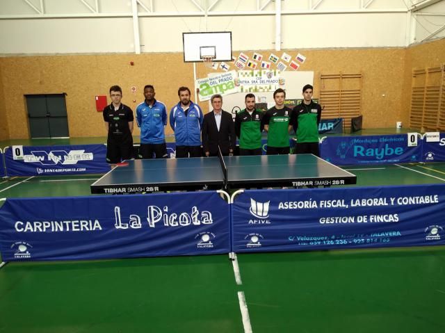 Derrota del conjunto talaverano de tenis de mesa ante un gran Aluche