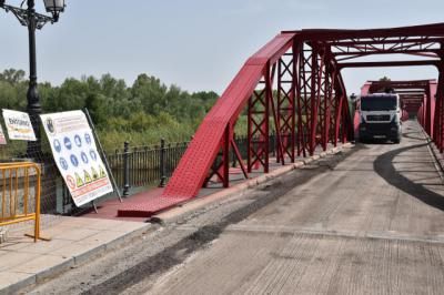 TALAVERA | Continúan las obras en el Puente de Hierro