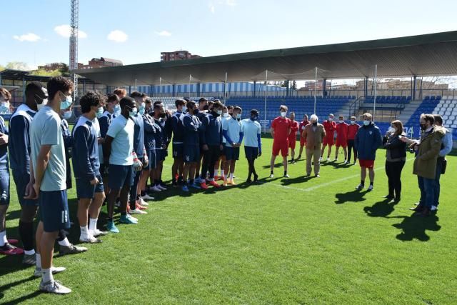 FÚTBOL | Tita García arropa al CF Talavera ante su trascendental partido