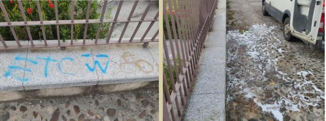 Talavera continúa la limpieza de pintadas en el Casco Antiguo