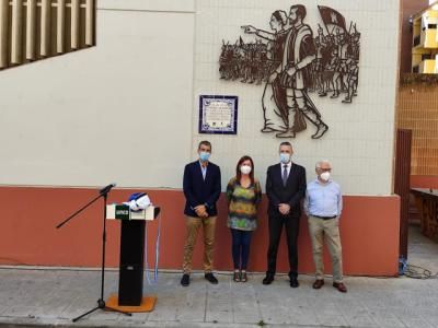 Una placa de cerámica y un mural para homenajear a Comuneros de Castilla