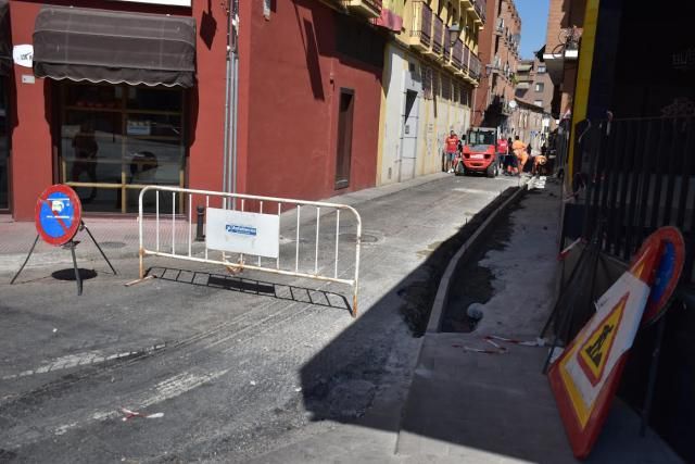 Avanzan las obras del plan de asfaltado de Talavera