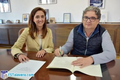 El Soliss FS Talavera firma con la Diputación un convenio de colaboración