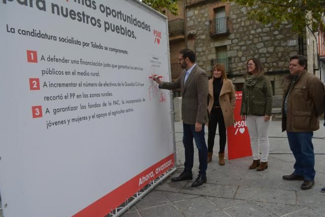 El PSOE se compromete a defender 'más oportunidades para nuestros pueblos'