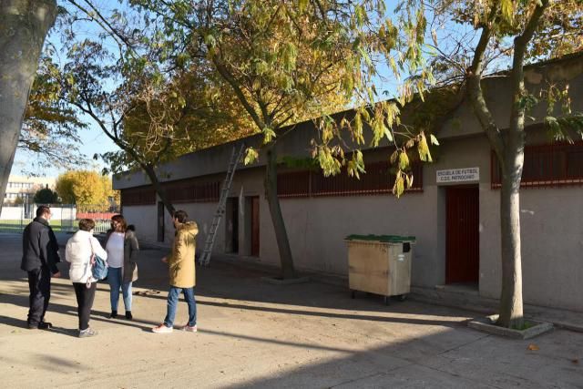 TALAVERA | Así avanzan las obras de mejora de las instalaciones deportivas de Patrocinio (fotos)