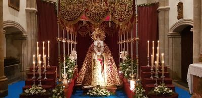 Besamanos de la Hermandad de Regantes de Talavera en La Colegial