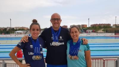 El CN Aqüis logra 12 medallas en el Campeonato de España Máster