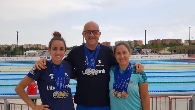 El CN Aqüis logra 12 medallas en el Campeonato de España Máster