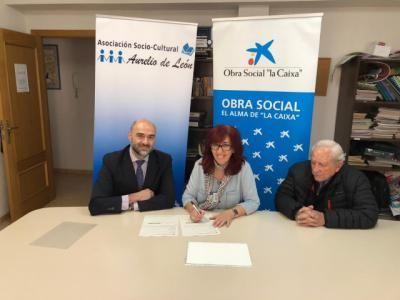 La Asociación 'Aurelio de León' recibe un 9.000 euros para su proyecto de participación e inclusión social