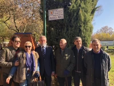 Inaugurada la Plaza 'Machaca Moya' en los Jardines del Prado