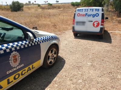 La Policía local de Cazalegas recupera en tres horas una furgoneta robada en el polígono