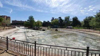 ¿Lo has visto? El Lago de la Alameda de Talavera completamente vacío