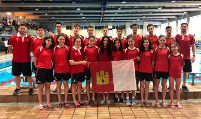 La selección de natación de CLM, cuarta en el Campeonato de España Escolar