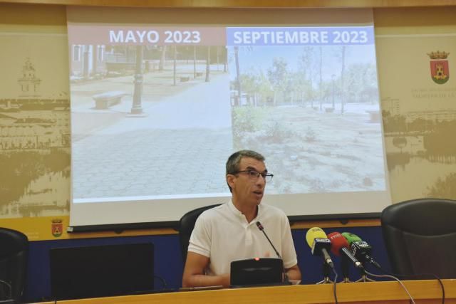 Talavera: El PSOE desmonta las 'mentiras' del alcalde y denunciará la paralización de las obras de los Jardines del Prado