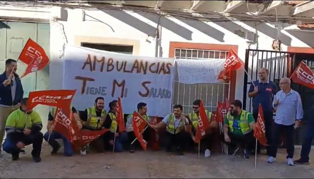 Los trabajadores de Ambulancias TMS Multiasistencia en Toledo van a la huelga