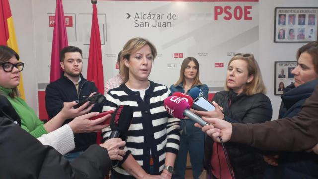 La portavoz del grupo socialista en las Cortes de Castilla-La Mancha, Ana Isabel Abengózar