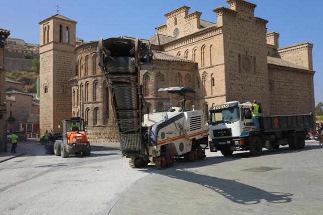 La cabecera del autobús urbano se trasladará a la ronda del Granadal por las obras de Bisagra