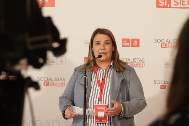 La presidenta de la Comisión Ejecutiva provincial del PSOE de Toledo, Tita García Élez