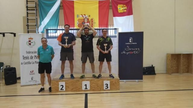 El talaverano José García se proclama campeón de Castilla-La Mancha en tenis de mesa