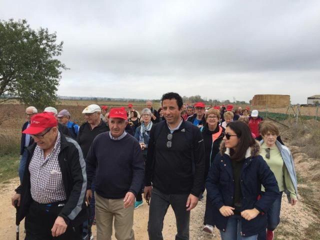 225 mayores de la provincia de Toledo participan en la Ruta Senderista de Malpica de Tajo