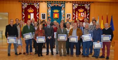 Homenaje en el Ayuntamiento de Talavera a los trabajadores municipales jubilados en 2018