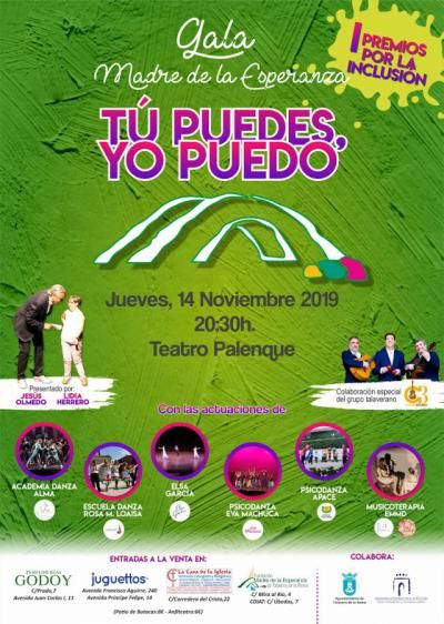 Fundación Madre de la Esperanza celebra la gala solidaria 'Tú puedes, yo puedo'