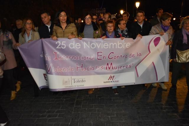 Manifestación en Toledo contra la violencia de género