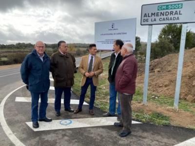 Comienzan las obras de la nueva rotonda entre la CM-5001 y la CM-5005 en la Sierra de San Vicente