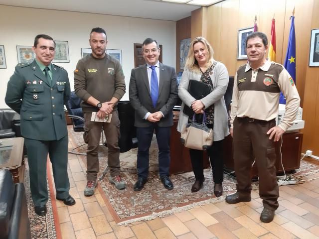 Devia recibe a la Asociación Centro España de Guardas Rurales